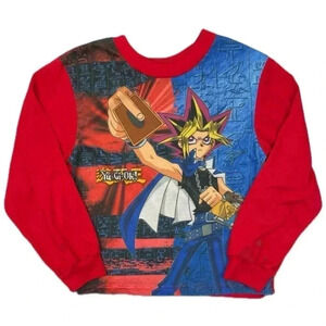 Vintage Kids Yu-Gi-Oh Long Sleeve Shirt Size 5/6